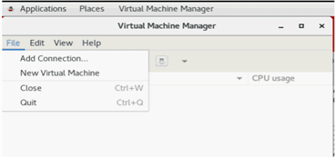 Virtual Machine Manager Virtual Machine Manager